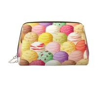 Trousse de maquillage pour crème glacée avec séparateur - Trousse de toilette portable, doré, One Size