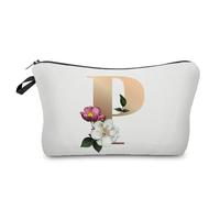 Trousse De Maquillage Pour Demoiselle D'honneur",Trousse ¿¿ Cosm¿¿Tiques Imprim¿¿E Lettre Et Fleur,Trousse De Maquillage Pour F¿ºte Des Patients,Trousse De Toilette,Pochette Pour Dames,"Cad - Type Hz3