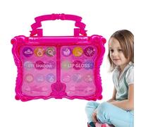 Trousse De Maquillage pour Enfant | Jouets Cosmétiques Princesse pour Filles,Maquillage Lavable Vraiment pour Filles,pour Fêtes Anniversaires Jeux en Famille