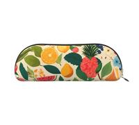 Trousse de maquillage pour femme avec imprimé rose noire et blanche, Hojas Tropicales Y Flores, One Size