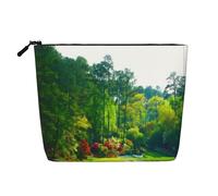 Trousse de maquillage pour femme avec motif de terrain de golf, adaptée pour le rangement quotidien, les voyages et les voyages d'affaires.