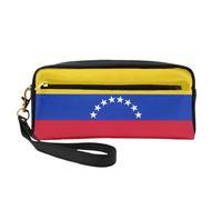 Trousse de maquillage pour femme avec motif drapeau du Venezuela - Compagnon de voyage - Trousse de toilette pour l'école et le bureau