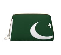 Trousse de maquillage pour femme - Brosse de toilette - Soins de la peau - Organisateur de voyage - Grand sac à main de maquillage - Accessoires Bagsmart ToteFlag of Pakistan, blanc, One Size