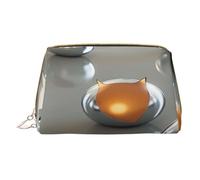 Trousse de maquillage pour femme - Brosse de toilette - Soins de la peau - Organisateur de voyage - Grand sac à main de maquillage - Accessoires Bagsmart Tote étrange animal, blanc, One Size