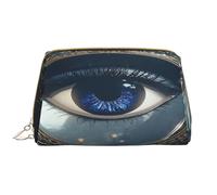 Trousse de maquillage pour femme - Brosse de toilette - Soins de la peau - Organisateur de voyage - Grand sac à main de maquillage - Accessoires Bagsmart ToteMysterious Eye, blanc, One Size