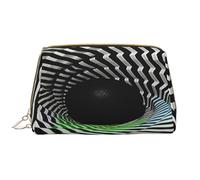 Trousse de maquillage pour femme - Brosse de toilette - Soins de la peau - Organisateur de voyage - Grand sac à main de maquillage - Accessoires Bagsmart ToteHypnose Tunnel, blanc, One Size