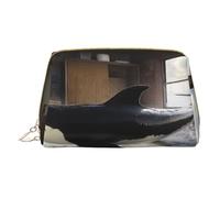 Trousse de maquillage pour femme - Brosse de toilette - Soins de la peau - Organisateur de voyage - Grand sac à main de maquillage - Accessoires Bagsmart Tote The killer Whale in the room, blanc, One