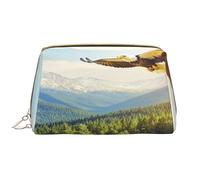 Trousse de maquillage pour femme - Brosse de toilette - Soins de la peau - Organisateur de voyage - Grand sac à main de maquillage - Accessoires Bagsmart ToteAn eagle is flying, blanc, One Size