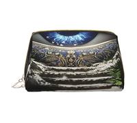 Trousse de maquillage pour femme - Brosse de toilette - Soins de la peau - Organisateur de voyage - Grand sac à main de maquillage - Accessoires Bagsmart Tote The All-Seeing Eye, blanc, One Size