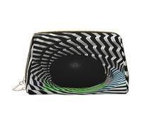 Trousse de maquillage pour femme - Brosse de toilette - Soins de la peau - Organisateur de voyage - Grand sac à main de maquillage - Accessoires Bagsmart Tote - Tunnel d'hypnose, blanc, One Size