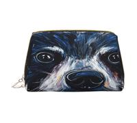 Trousse de maquillage pour femme - Brosse de toilette - Soins de la peau - Organisateur de voyage - Grand sac à main de maquillage - Accessoires - Sac fourre-tout - Portraits d'animaux de dessin animé