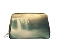 Trousse de maquillage pour femme - Brosse de toilette - Soins de la peau - Organisateur de voyage - Grand sac à main de maquillage - Accessoires Bagsmart ToteCascades et brouillard dans un monde