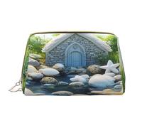 Trousse de maquillage pour femme - Brosse de toilette - Soins de la peau - Organisateur de voyage - Grand sac à main de maquillage - Accessoires Bagsmart ToteThe church in Fantasy, blanc, One Size