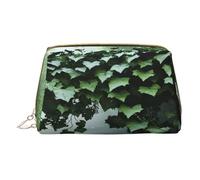 Trousse de maquillage pour femme - Brosse de toilette - Soins de la peau - Organisateur de voyage - Grand sac à main de maquillage - Accessoires Bagsmart Tote The Ivy of the Mysterious River, blanc