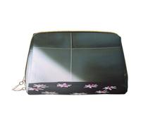 Trousse de maquillage pour femme - Brosse de toilette - Soins de la peau - Organiseur de voyage - Grand sac à main de maquillage - Accessoires - Sac fourre-tout plat en forme de pierre, blanc, One