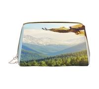 Trousse de maquillage pour femme - Brosse de toilette - Soins de la peau - Organiseur de voyage - Grand sac à main de maquillage - Accessoires Bagsmart Tote An eagle is flying, blanc, One Size