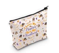 Trousse de maquillage pour femme de pasteur, cadeau pour femme de pasteur, cadeau de reconnaissance pour le dimanche ou l'école maternelle, Pastor Bag