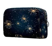 Trousse de maquillage pour femme, jolie trousse de toilette légère avec signe du zodiaque cancer, scorpion, pochette de rangement pour filles, femmes et mamans, multicolore, 18.5x7.5x13cm/7.3x3x5.1in,