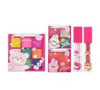 Trousse De Maquillage Pour Femme | Set De Maquillage Visage Léger Avec Palette De Fards À Paupières Rouge À Lèvres Blush,Kit De Beauté Visage | Pour Voyage D'Affaires, Extérieur, École, Petite Amie, É