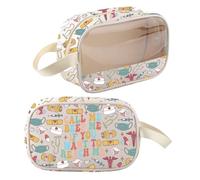 Trousse de maquillage pour infirmière - Cadeau pour infirmière - Call Me Beep Me If You Want to Reach Me - Cadeau pour femme - Trousse de toilette avec fermeture éclair