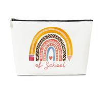 Trousse de maquillage pour le premier jour d'école et l'appréciation des enseignants, cadeau idéal pour les étudiants, trousse de maquillage de bienvenue à l'école, cadeau pour la semaine des