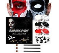 Trousse De Maquillage Pour Le Visage Halloween | Lavable Halloween,Set De Maquillage Peinture Corps Costume | Pour Carnaval Mascarade Événement Fête Cosplay Soirée Vampire Zombie