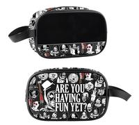 Trousse de maquillage pour les amateurs de films d'horreur - Cadeau effrayant, Sac amusant et pourtant, Sacs cosmétiques