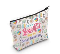 Trousse de maquillage pour neurochirurgie et neurosciences - Cadeau idéal pour un médecin cérébral - C'est une belle journée pour sauver les neurones, Sac pour neurones