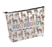 Trousse de maquillage pour propriétaire de lévrier Wolfhound Mama, Wolfhound Mama B