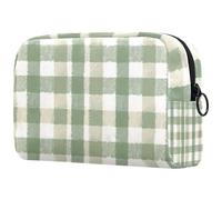 Trousse de maquillage pour sac à main, trousse de maquillage portable avec fermeture éclair, trousse de toilette de voyage pour femme, fond bleu lys royal, Multicolore 06, 18.5x7.5x13cm/7.3x3x5.1in