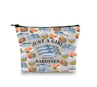 Trousse de maquillage pour sardines - Pour les amateurs de poissons - Océan - Nourriture de mer - Accessoires - Trousse de maquillage, Loves Sardines 3uk, Mode