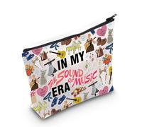 Trousse de maquillage pour théâtre musical avec inscription « In My Sound of Era », Music Era Eu, Trousse à cosmétiques avec impression