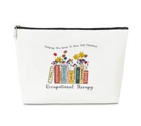 Trousse de maquillage pour thérapeute et thérapeute en ergothérapeute pour elle psychologue, vous aidant à développer votre plein potentiel, mois OT et cadeau de remerciement, cadeau de Noël, trousse