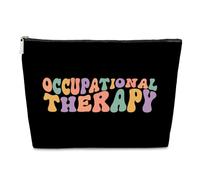 Trousse de maquillage pour travailleur d'ergothérapie, cadeau de thérapeute et de mois d'ergothérapie, trousse de toilette de voyage pour femme, psychologie, remerciement, remise de diplôme,