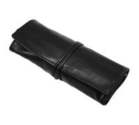 Trousse de maquillage pour voyage, trousse à cosmétiques - Trousse de maquillage portable avec sangle | Organisateur de maquillage noir pour femmes, porte-pinceau de maquillage multifonctionnel avec s