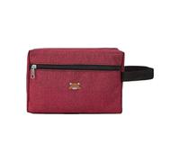 Trousse de maquillage pratique en tissu Oxford avec poignées, multi-compartiments, organisée pour les voyageurs, organisateur de maquillage tendance, b, Beauté de masse