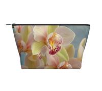 Trousse de maquillage rectangulaire avec imprimé mandala - Organiseur de voyage élégant pour cosmétiques et cadeaux pour femmes et filles, Orchidées, Taille unique, Trousse de maquillage