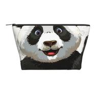 Trousse de maquillage rectangulaire avec imprimé mandala - Organiseur de voyage élégant pour cosmétiques et cadeaux pour femmes et filles, Panda Art, Taille unique, Trousse de maquillage