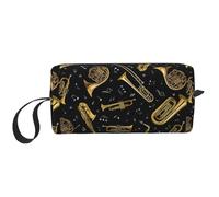 Trousse de maquillage rembourrée en mousse pour instruments de musique - Sac de voyage léger pour économiser de l'espace