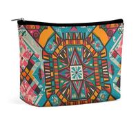 Trousse de maquillage rétro style pop art pour femme - Portable - Étanche - Grande pochette de maquillage esthétique - Pour le travail et le voyage - Taille unique, Style :, Taille unique