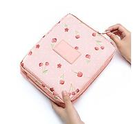 Trousse De Maquillage Sac Cosmétique Portable Sac Cosmétique Extérieur Dames Sac Cosmétique De Stockage De Toilettes Convient for Les Voyages Quotidiens Organiseur De Parfum(A)