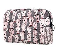 Trousse de maquillage sans couture pour garçons avec chansons chantantes pour femmes, trousse de toilette de voyage, grande pochette de maquillage pratique avec fermeture éclair, multicolore,