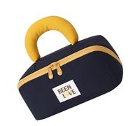 Trousse de maquillage souple portable avec intérieur spacieux, pratique pour le rangement des articles de toilette de voyage et l'organisation quotidienne du maquillage, Shangqing., Beauté de masse