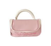 Trousse de maquillage souple portable avec intérieur spacieux, pratique pour le rangement des articles de toilette de voyage et l'organisation quotidienne du maquillage, b, Beauté de masse