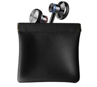 Trousse de maquillage Squeeze Top - Petite trousse de maquillage avec fermeture automatique - Pour ranger petits pinceaux, rouges à lèvres, baumes à lèvres, pièces de monnaie, Noir , L, Voir