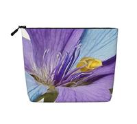 Trousse de maquillage sur le thème de la peinture des aurores boréales - Trousse de maquillage étanche en chanvre pour voyage, usage quotidien et cadeaux (24,1 x 17 x 5,1 cm), Noir , Taille unique