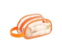 Trousse de maquillage transparente avec fermeture éclair, trousse de | Sac de voyage approuvé par les stades pour événements sportifs et concerts, organiseur de cosmétiques étanche pour la plage