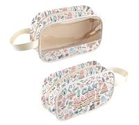 Trousse de maquillage transparente avec inscription « I Can Marry People » pour mariage professionnel, Sac Marry People