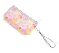 Trousse de Maquillage Transparente en PVC, Pochette de Voyage Multifonction | Fermeture Éclair, Nettoyage Facile, Étanchéité Soignée, Format Compact, Style Mignon pour Femmes, Rangement Pratique