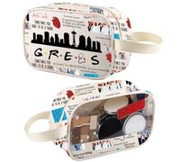 Trousse de maquillage transparente inspirée de l'émission télévisée Doctor Nurse - Cadeau pour les fans de la série TV - Trousse de toilette de voyage médicale, Greyy Tm2, Mode